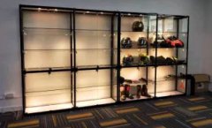 乐高展示柜礼品玩具货架防尘家用透明玻璃陈列柜